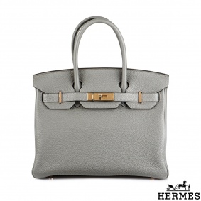 Hermès Birkin 30cm Gris Meyer Veau Togo RGHW Hermès Birkin 30cm Gris Meyer Veau Togo RGHW